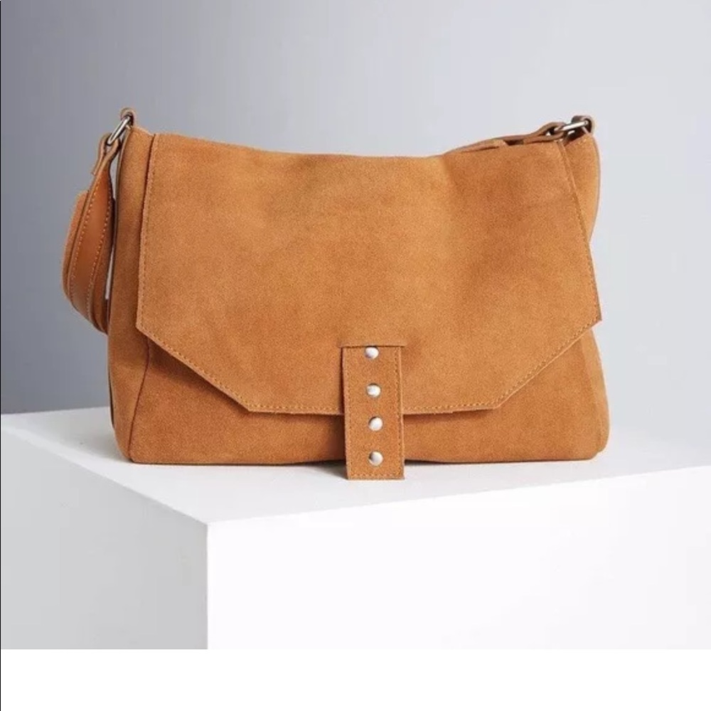 NWT UO Ecote Suede Messenger Shoulder Bag